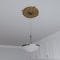 Ekena Millwork Attica PVC Medallion (Canopies up to 5 5/8"), 16"OD x 3 1/2"ID x 1"P, Metallic Vintage Gold CMP16ATDVG - alternate 10